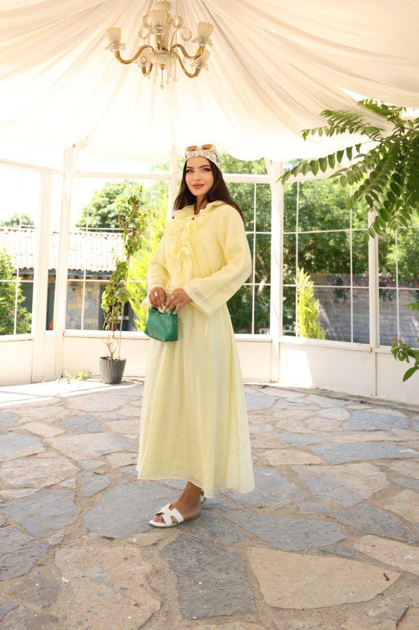 Soft Ruffle Maxi Dress