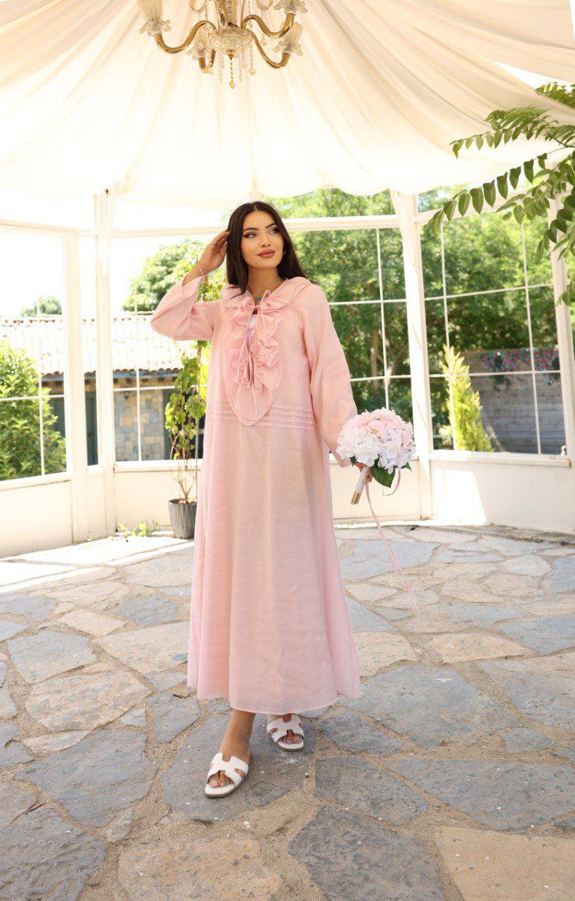 Soft Ruffle Maxi Dress