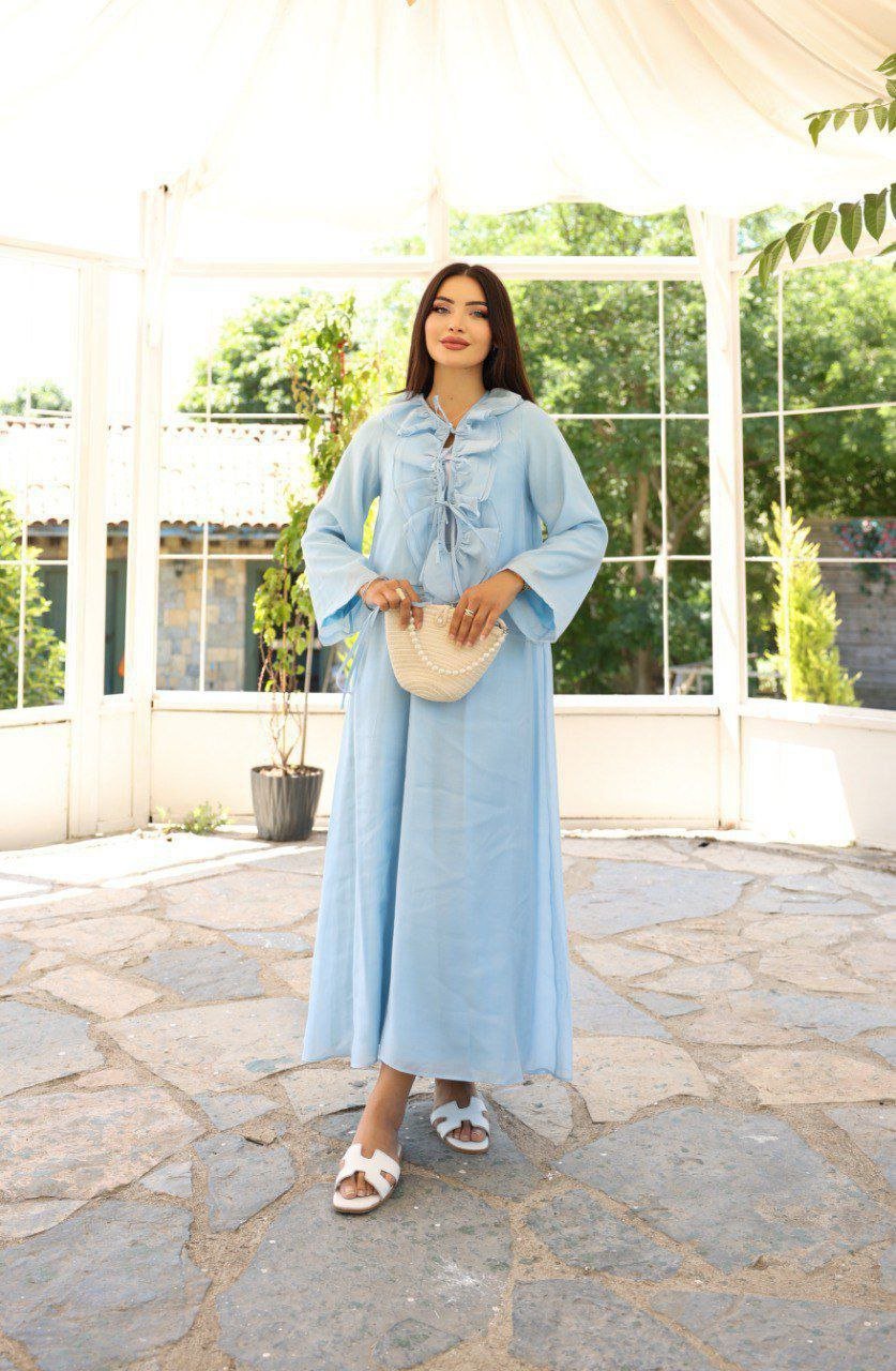 Soft Ruffle Maxi Dress